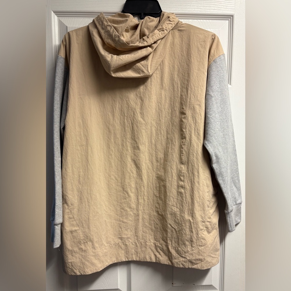 Johnny Was “Calme” Nylon Hoodie & Pants Set In Beige/Gray Size Small - Picture 7 of 12